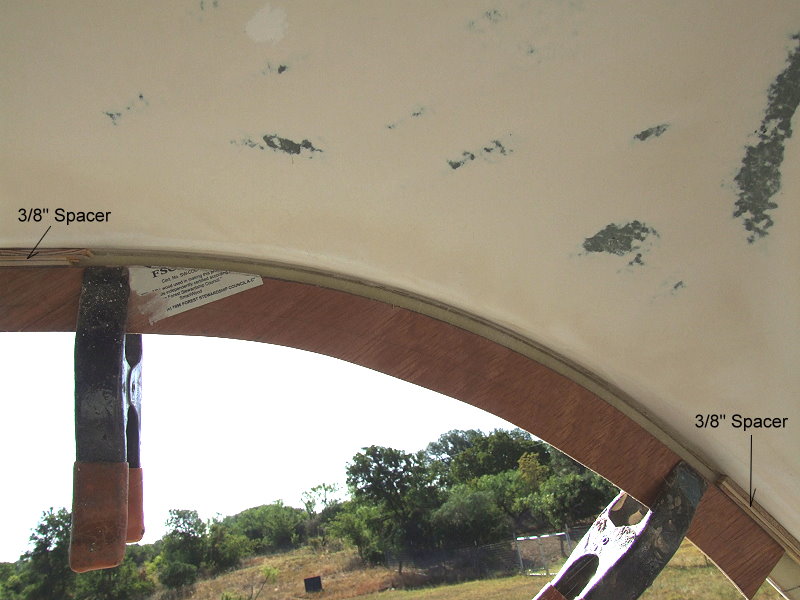 Building the template for the glass.