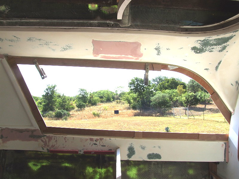 Building the template for the glass.