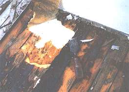 Removing old scrim.