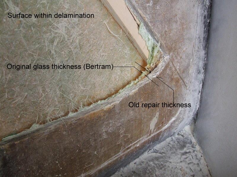 Hull Repair -- Working from the inside
