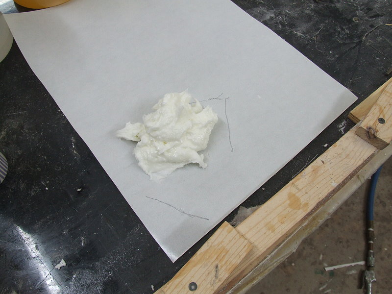Thickened Resin to be loaded into caulk tube